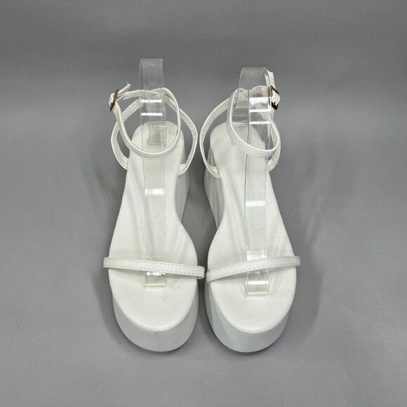 Bamboo Women's Size 7.5 Cactus 02 Platform Sandals - Picture 3 of 11